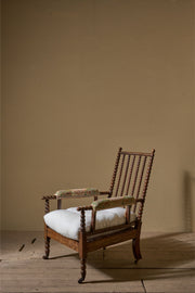 19th Century simulated Rosewood bobbin armchair - TallBoy Interiors
