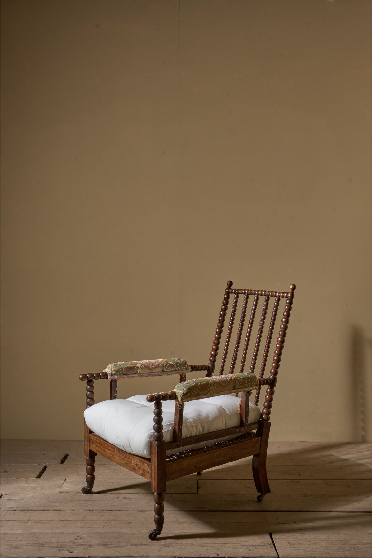 19th Century simulated Rosewood bobbin armchair - TallBoy Interiors