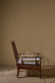 19th Century simulated Rosewood bobbin armchair - TallBoy Interiors