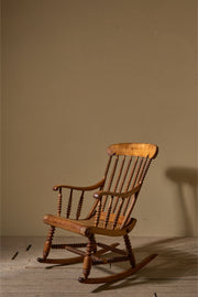 19th Century bobbin turned rocking chair - TallBoy Interiors
