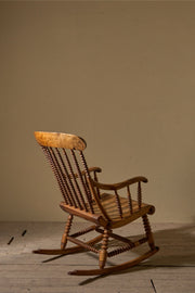 19th Century bobbin turned rocking chair - TallBoy Interiors