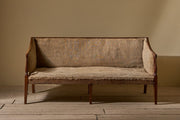 Large Georgian mahogany framed sofa - TallBoy Interiors