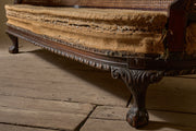 c.1900 Bergere sofa with shapely arms - TallBoy Interiors
