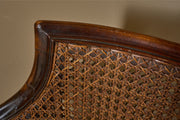 c.1900 Bergere sofa with shapely arms - TallBoy Interiors