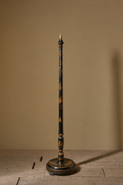 c1920 Black lacquered chinoiserie floor lamp - TallBoy Interiors