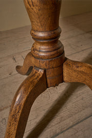18th Century oak tilt top table - TallBoy Interiors
