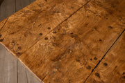 Late 18th century solid elm farmhouse dining table - TallBoy Interiors