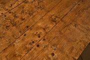 Late 18th century solid elm farmhouse dining table - TallBoy Interiors
