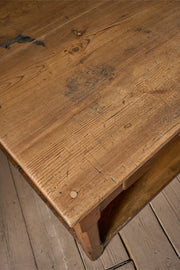 3m 19th century Pine prep table kitchen counter - TallBoy Interiors
