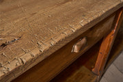 3m 19th century Pine prep table kitchen counter - TallBoy Interiors