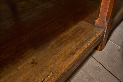3m 19th century Pine prep table kitchen counter