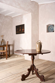 17th Century Italian Oyster veneered lamp table - TallBoy Interiors