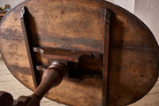 17th Century Italian Oyster veneered lamp table - TallBoy Interiors
