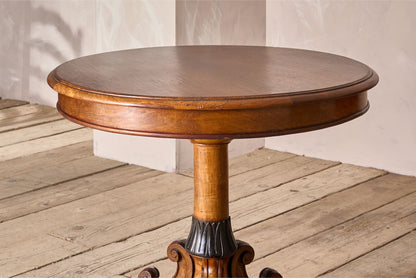 19th century Aesthetic movement rosewood and ebony lamp table