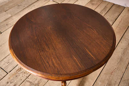 19th century Aesthetic movement rosewood and ebony lamp table