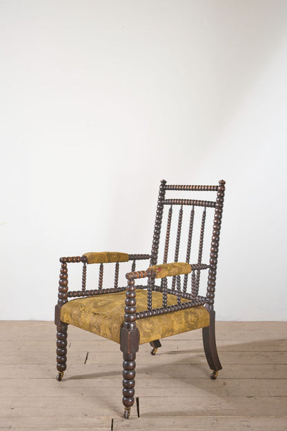 19th Century Bobbin turned armchair - TallBoy Interiors