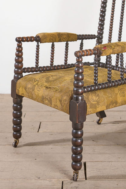 19th Century Bobbin turned armchair - TallBoy Interiors