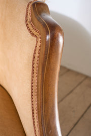 19th century Hepplewhite style curved back settee - TallBoy Interiors