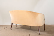19th century Hepplewhite style curved back settee - TallBoy Interiors