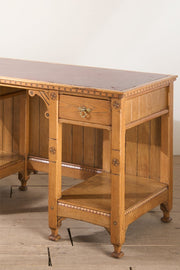 19th century Aesthetic movement desk after Charles Bevan - TallBoy Interiors