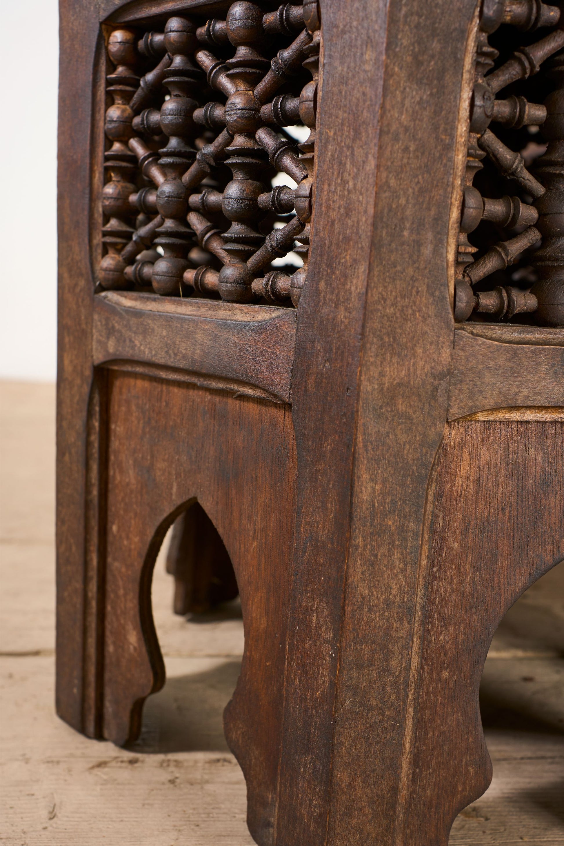Set of 3 19th century Moorish stools by Liberty - TallBoy Interiors