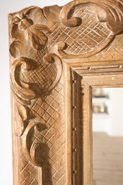 Very large 19th century Worn gilt mirror - TallBoy Interiors