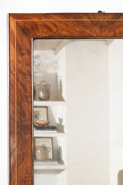 Large totally original Georgian Mahogany wall mirror - TallBoy Interiors