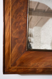 Large totally original Georgian Mahogany wall mirror - TallBoy Interiors