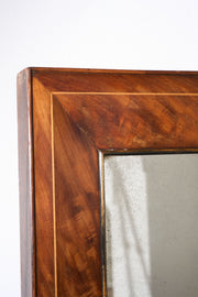 Large totally original Georgian Mahogany wall mirror - TallBoy Interiors