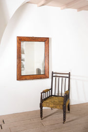 Large totally original Georgian Mahogany wall mirror - TallBoy Interiors