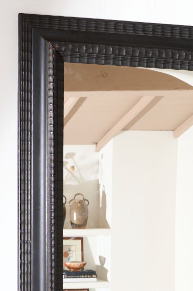 Pair of large 19th Century Ebonised Italian wall mirrors - TallBoy Interiors