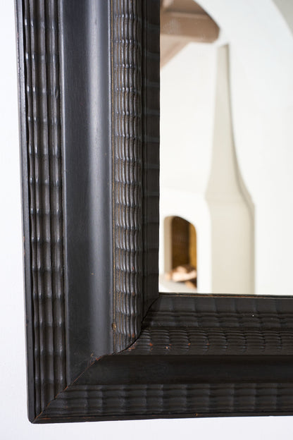 Pair of large 19th Century Ebonised Italian wall mirrors - TallBoy Interiors