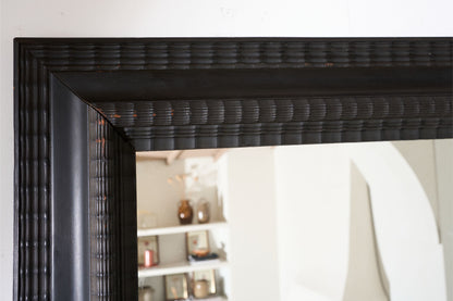 Pair of large 19th Century Ebonised Italian wall mirrors - TallBoy Interiors