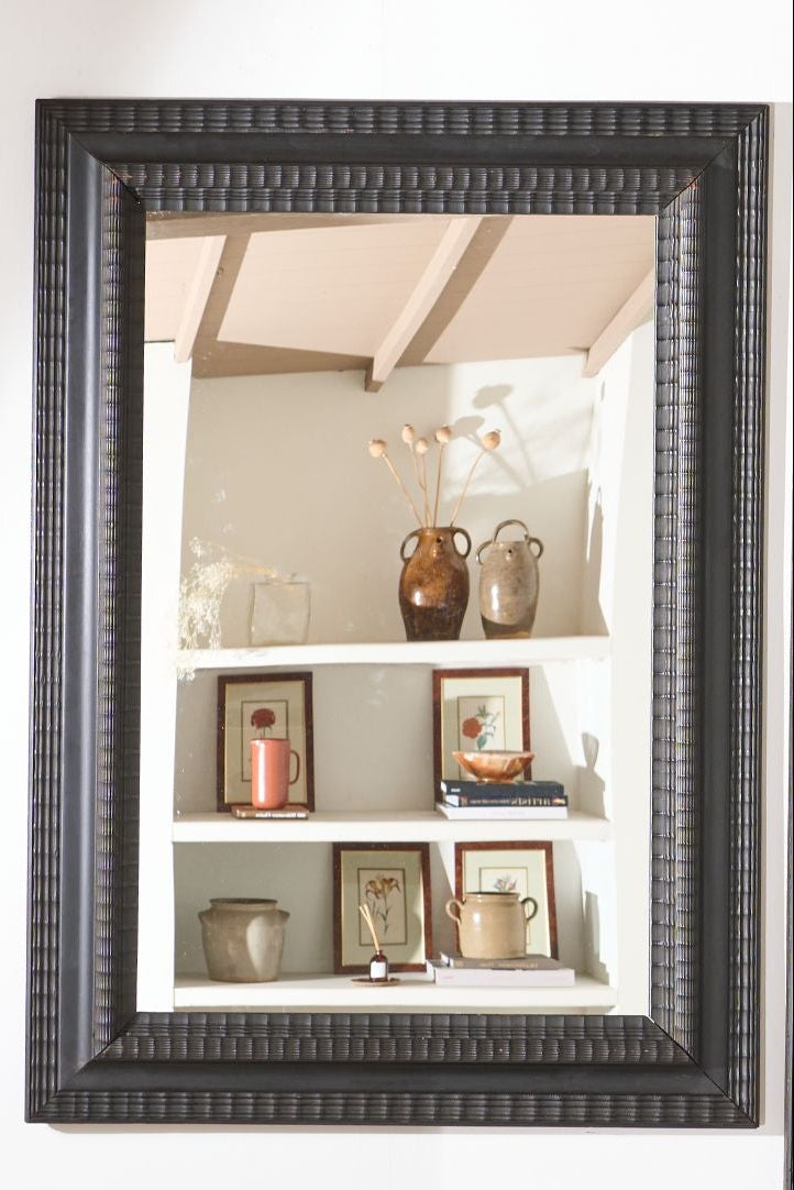 Pair of large 19th Century Ebonised Italian wall mirrors - TallBoy Interiors