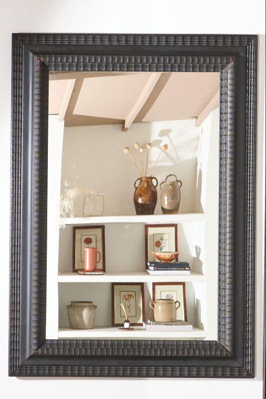 Pair of large 19th Century Ebonised Italian wall mirrors - TallBoy Interiors