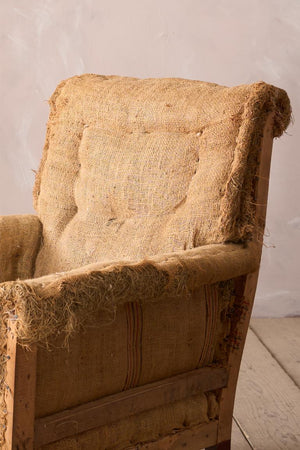 c.1910 Edwardian scroll back armchair