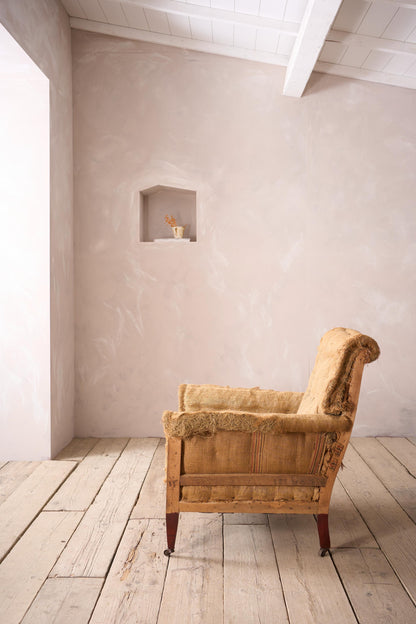 c.1910 Edwardian scroll back armchair