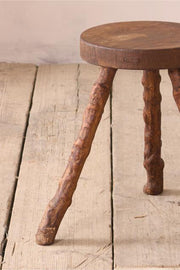 20th century Naturalistic stool/side table - TallBoy Interiors