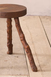 20th century Naturalistic stool/side table - TallBoy Interiors