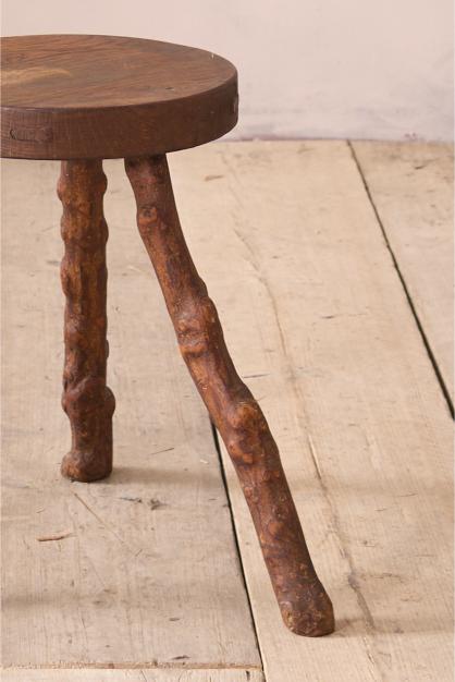 20th century Naturalistic stool/side table - TallBoy Interiors
