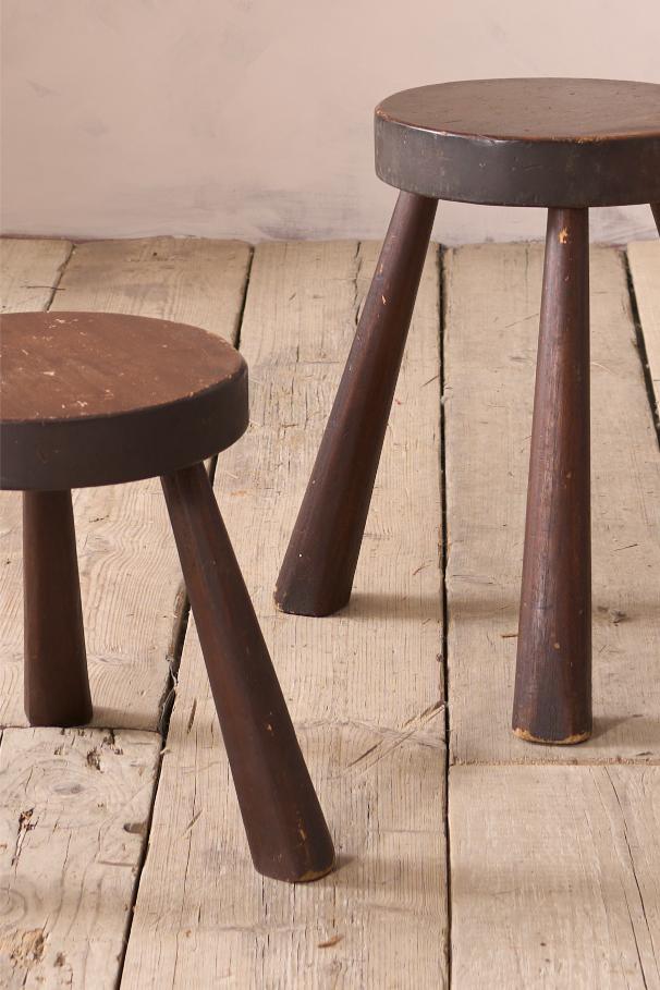 Trio of mid century stools