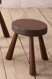 Trio of mid century stools