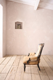 English Aesthetic movement nursing chair, possibly by Maple & Co - TallBoy Interiors