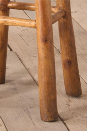 Set of 4 Cherrywood bar stools - TallBoy Interiors