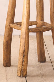 Set of 4 Cherrywood bar stools - TallBoy Interiors