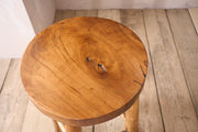 Set of 4 Cherrywood bar stools - TallBoy Interiors