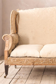 Victorian Wingback English country house sofa