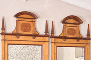 Pair of large 19th century Maple and Walnut wall mirrors - TallBoy Interiors