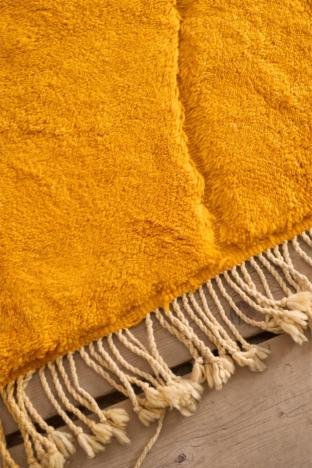 Moroccan Berber rug - Yellow #2 - TallBoy Interiors