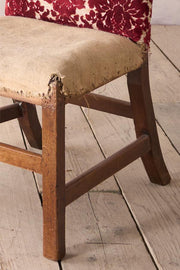 18th century Georgian mahogany slipper chair